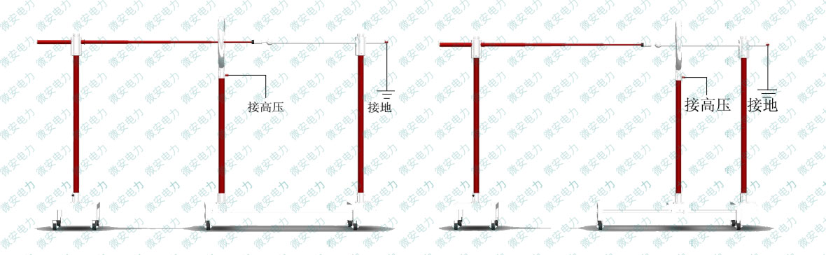 驗(yàn)電器相干擾電場影響的接線