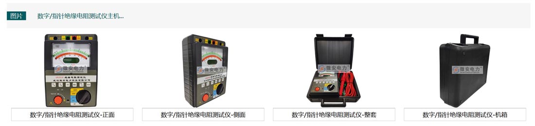 數(shù)字/指針絕緣電阻測試儀