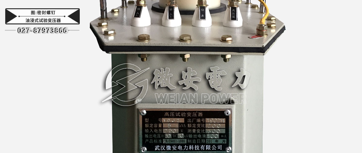 油浸式試驗(yàn)變壓器密封螺釘